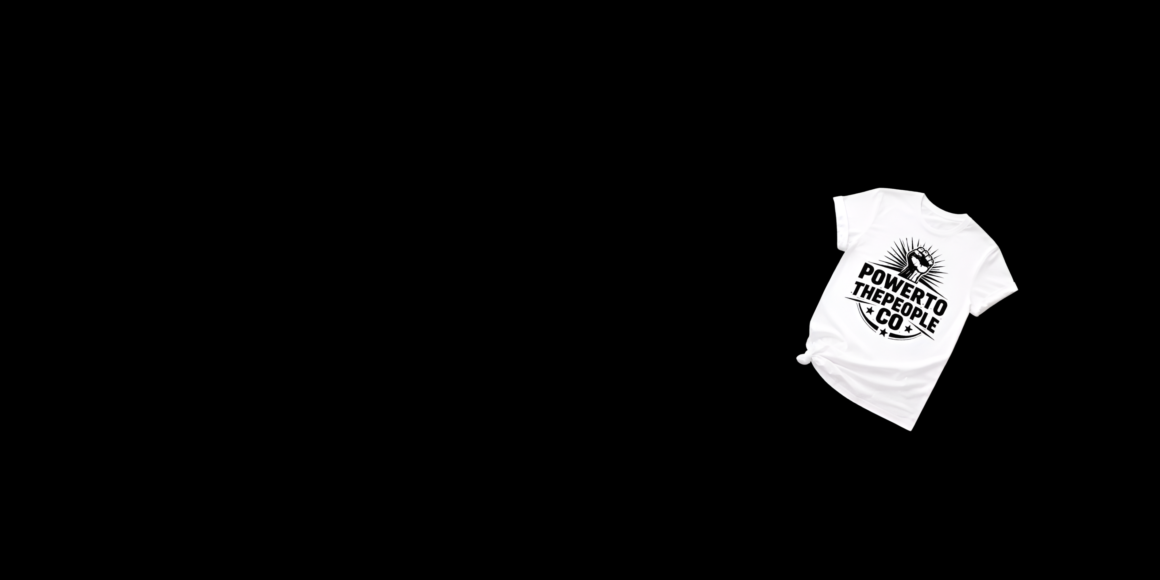 Power to the people graphic tees